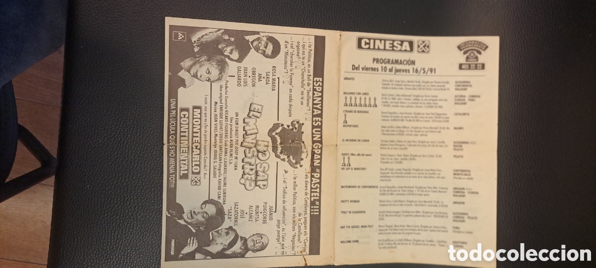 Cine: Lote de 8 folletos de mano de cine - Foto 13