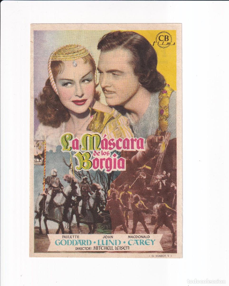 Cine: LA MASCARA DE LOS BORGIA : PAULETTE GODDARD - Foto 1