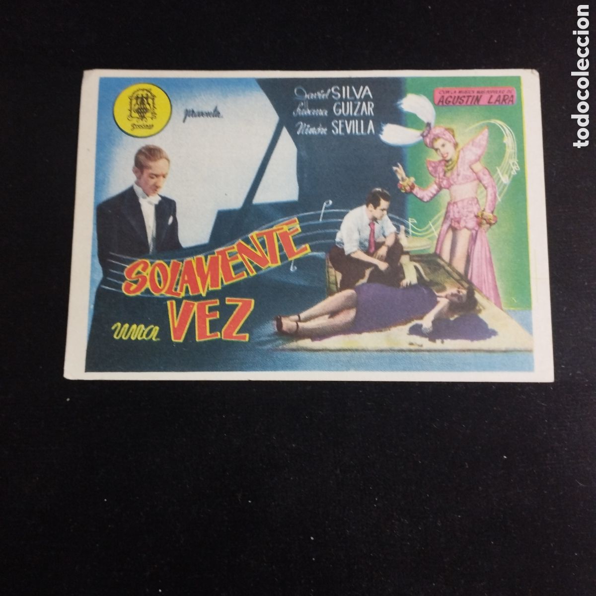 Cine: Programa de cine, sencillo. Solamente una vez. David Silva. - Foto 1