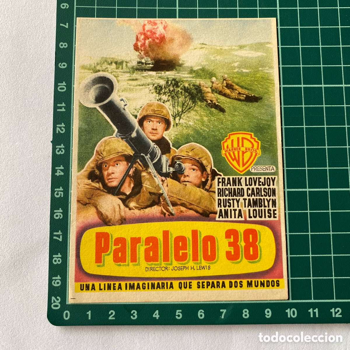 Cine: Programa de cine folleto de mano pelicula Paralelo 38 - Foto 1