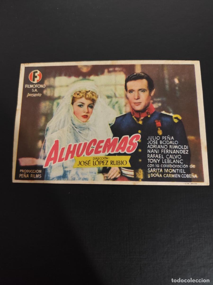  Foglietti di film di film antichi di cinema: Alhucemas sin publicidad