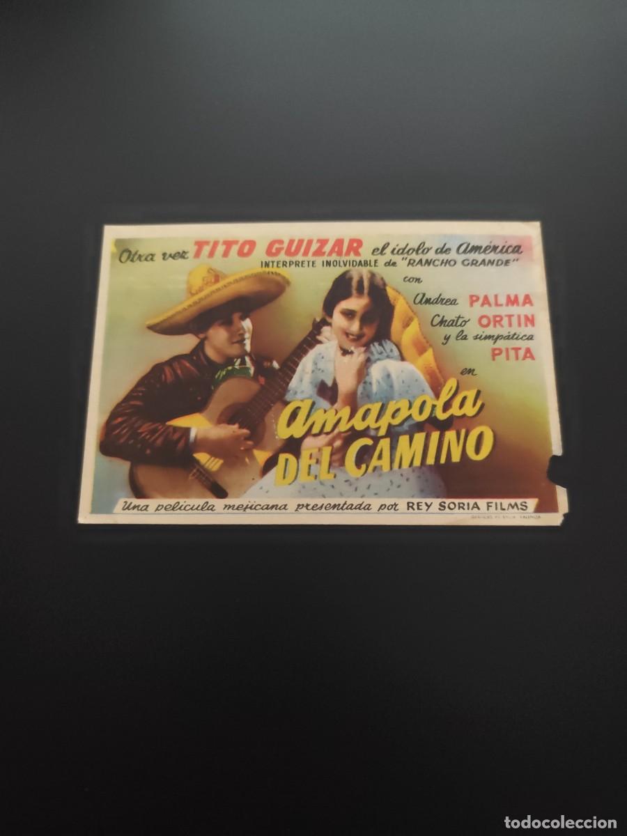  Foglietti di film di film antichi di cinema: Amapola del camino con publicidad Cine Toxiria Torredonjimeno