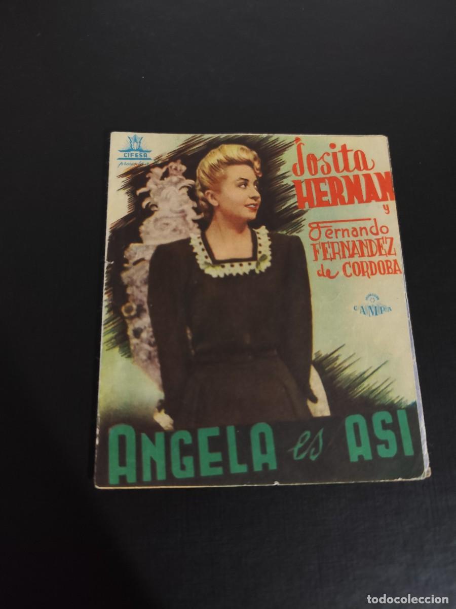  Foglietti di film di film antichi di cinema: &Aacute;ngela es asi Doble con publicidad