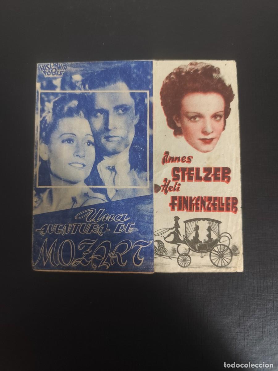  Foglietti di film di film antichi di cinema: Una aventura de Mozart Doble con n Publicidad Cinema Diana Logro&ntilde;o