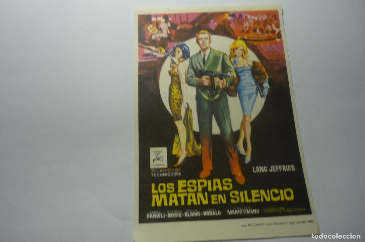 Cine: programa los espias matan en silencio .-lang jeffries - Foto 1