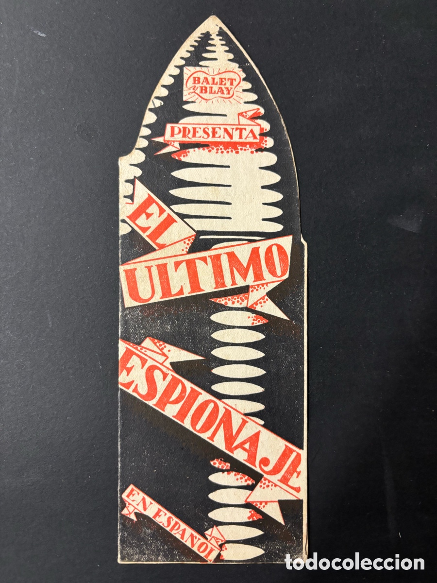 Cinema: Programa troquelado el &uacute;ltimo espionaje 13 hombres y un ca&ntilde;&oacute;n publicidad cine zahara Tomelloso A11