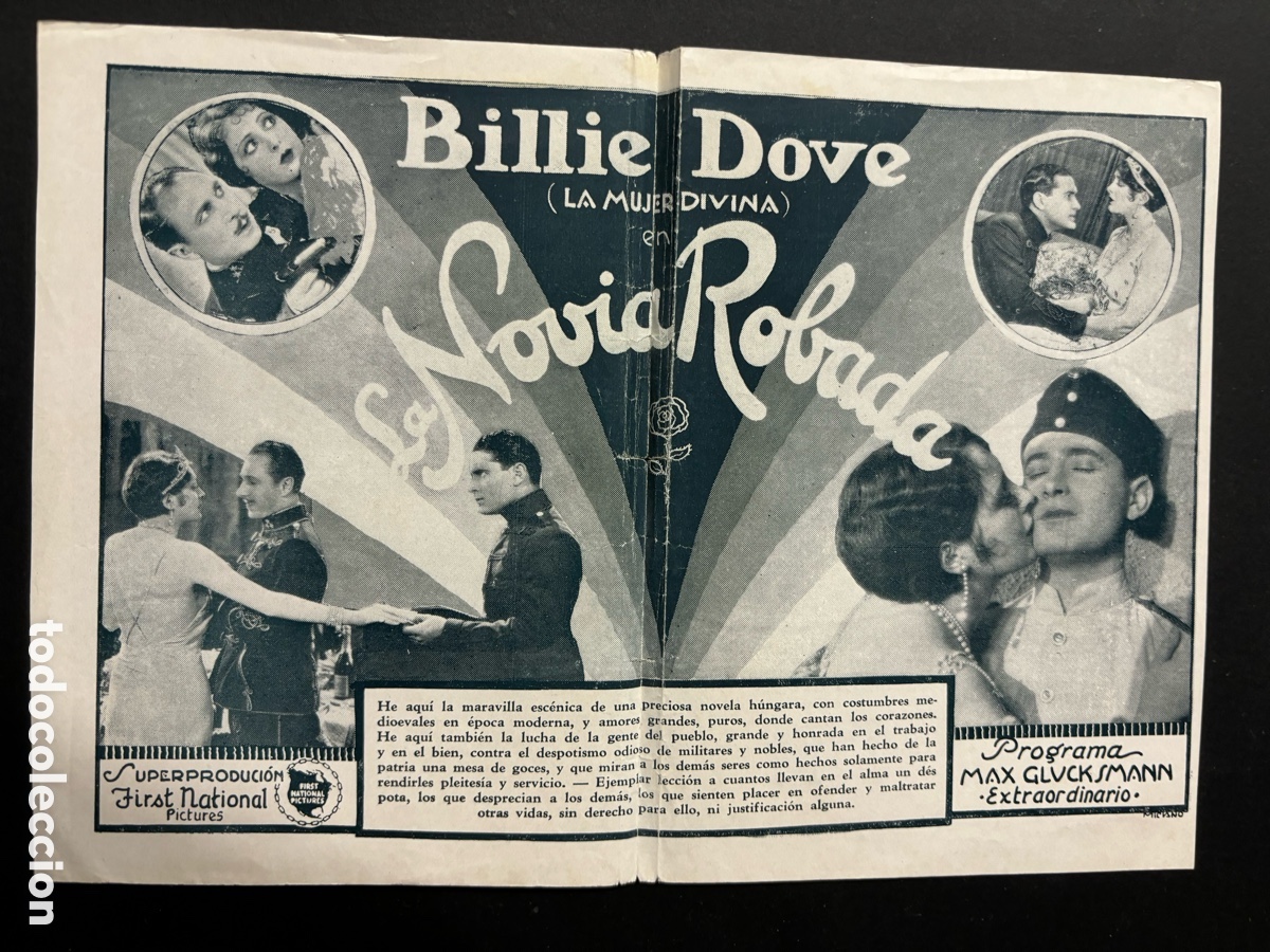 Cine: Programa uruguayo la novia robada billie dove A11 - Foto 2