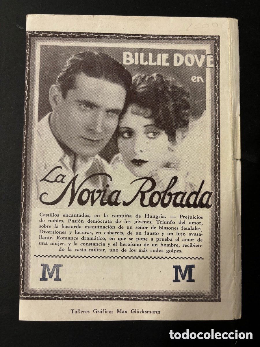 Cine: Programa uruguayo la novia robada billie dove A11 - Foto 3