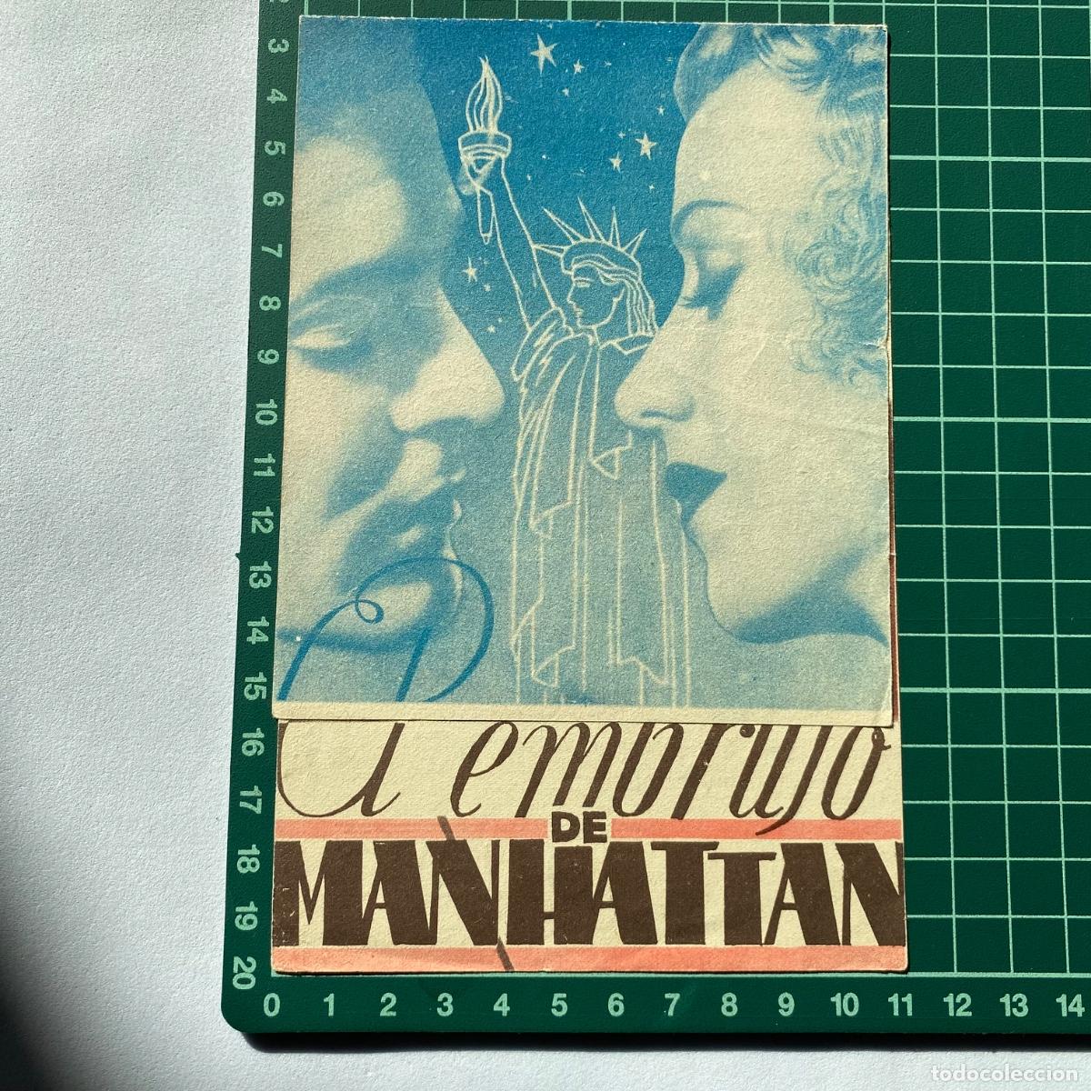 Foglietti di film di film antichi di cinema: Programa de cine folleto de mano pelicula El embrujo de Manhattan Capitol 1936