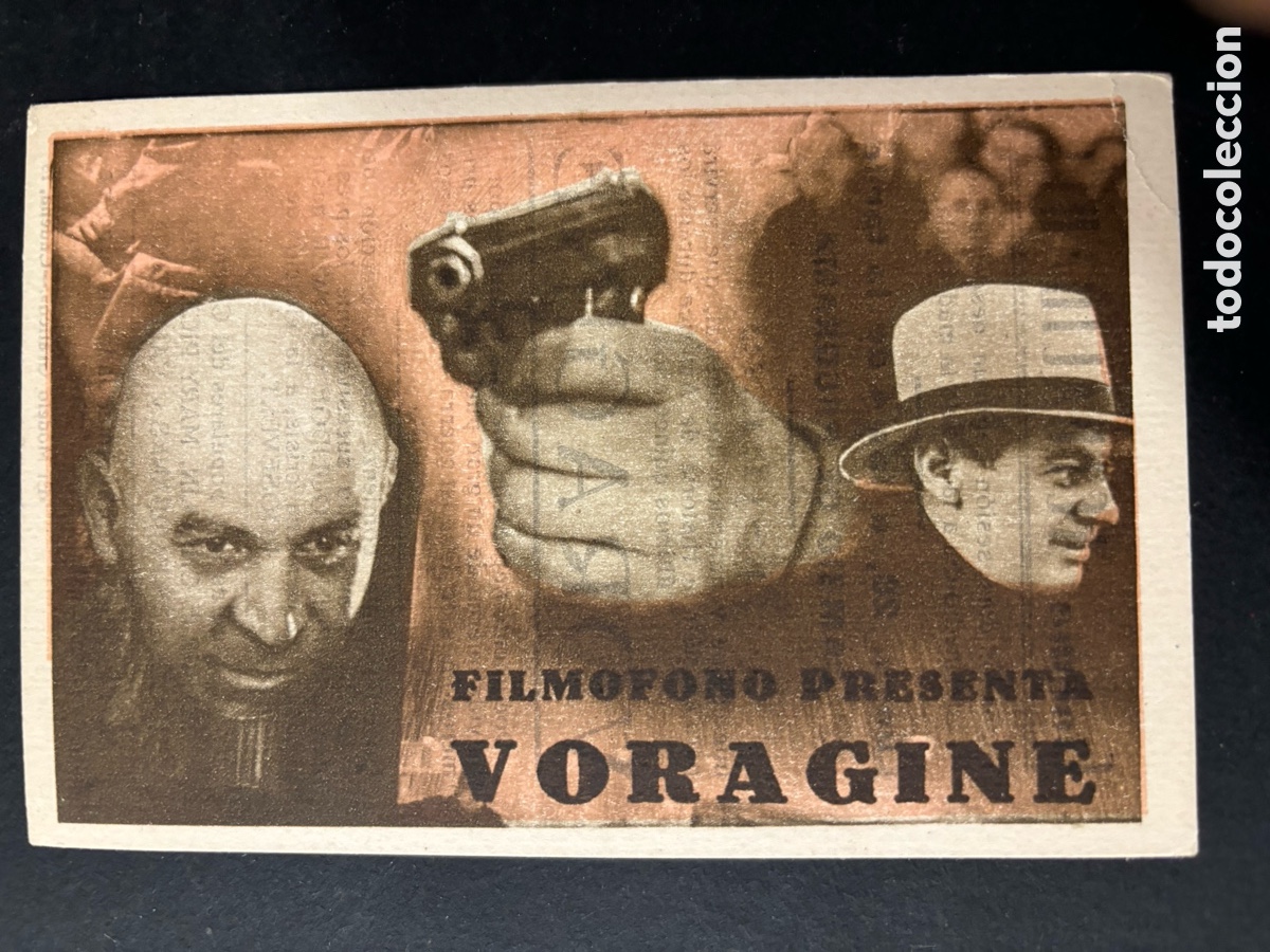  Foglietti di film di film antichi di cinema: Programa tarjeta Filmofono vor&aacute;gine fairbanks Valentino pickford publicidad cinema actualidades A11