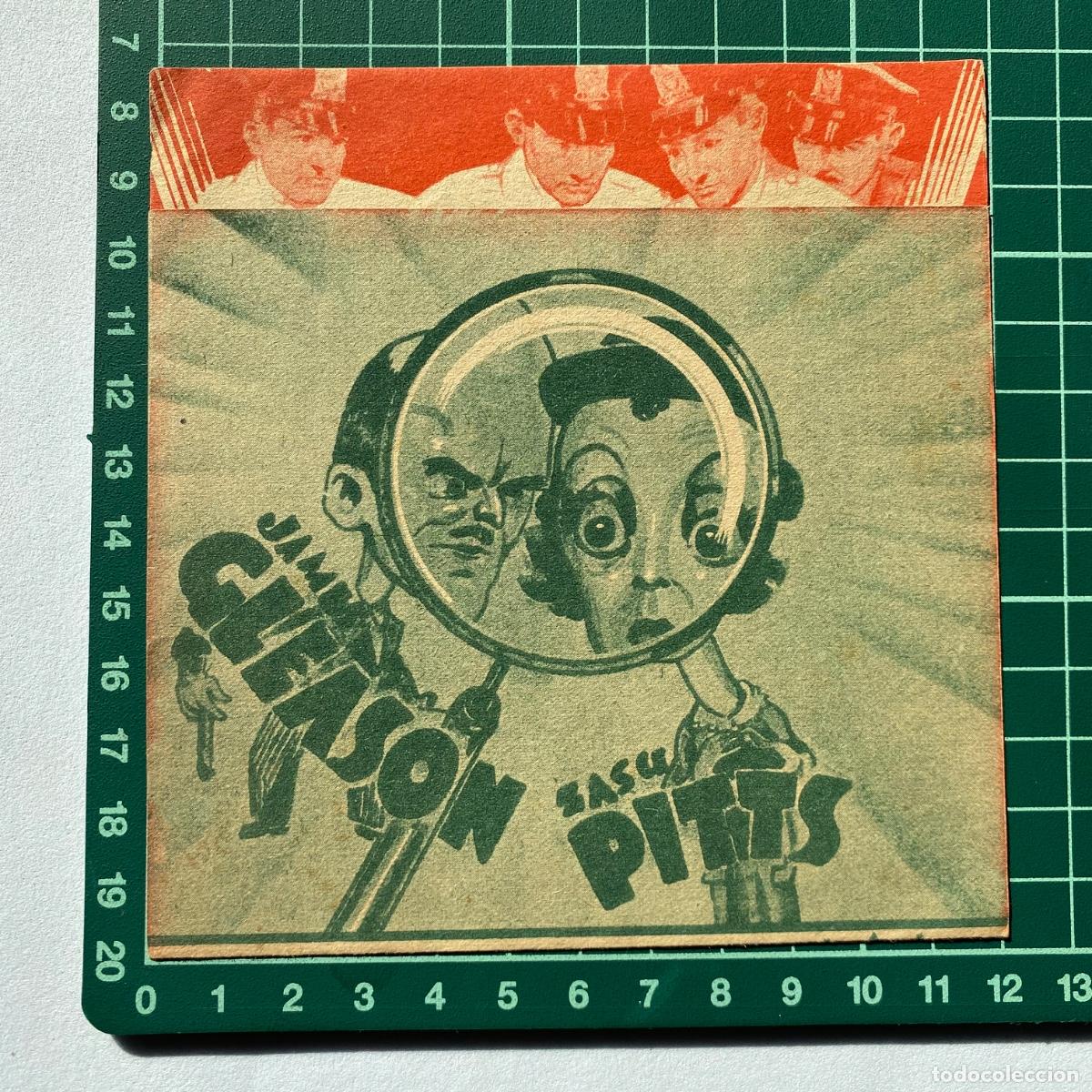  Flyers Publicitaires de films Anciens: Programa de cine folleto de mano pelicula el detective y su compa&ntilde;era Capitol cinema 1940