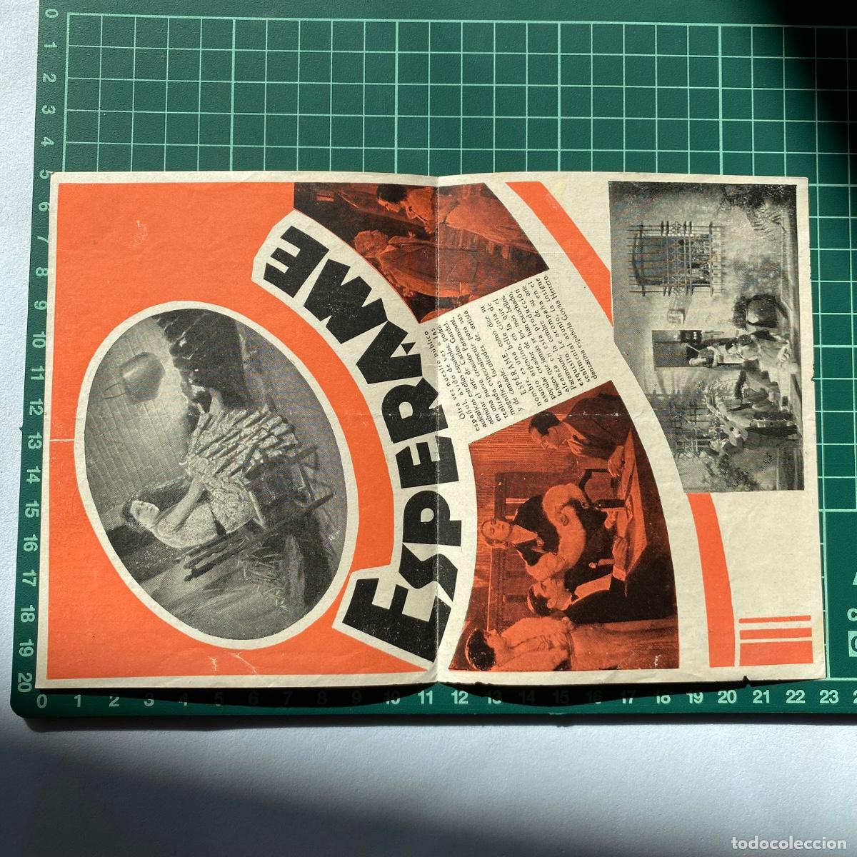 Cine: Programa de cine folleto de mano pelicula Esperame 1933 - Foto 3