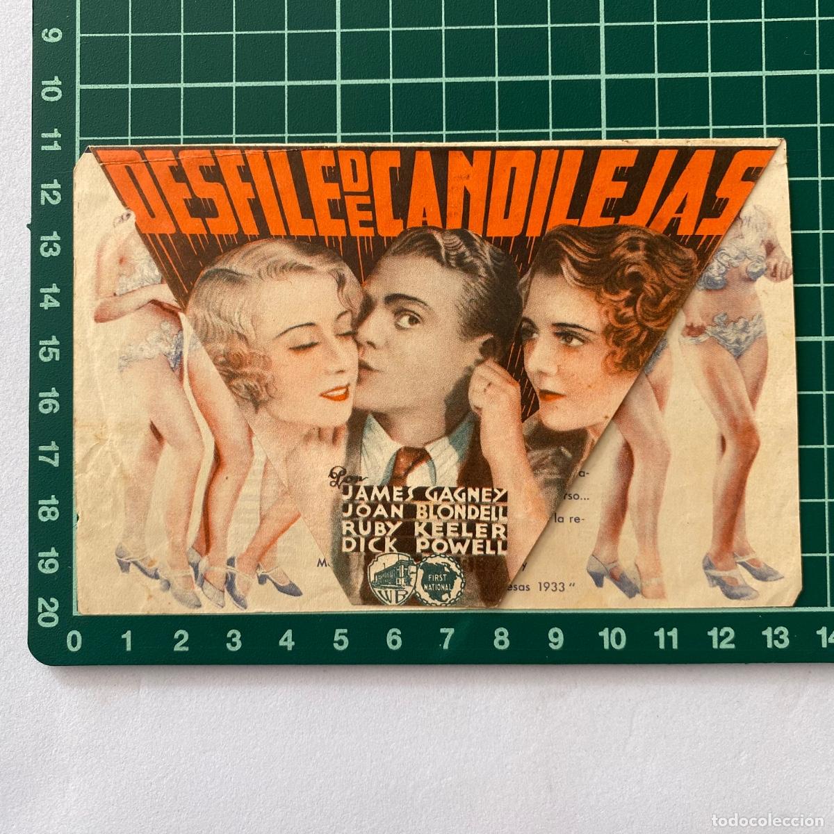  Flyers Publicitaires de films Anciens: Programa de cine folleto de mano pelicula Desfile de candilejas Teatro principal 1935