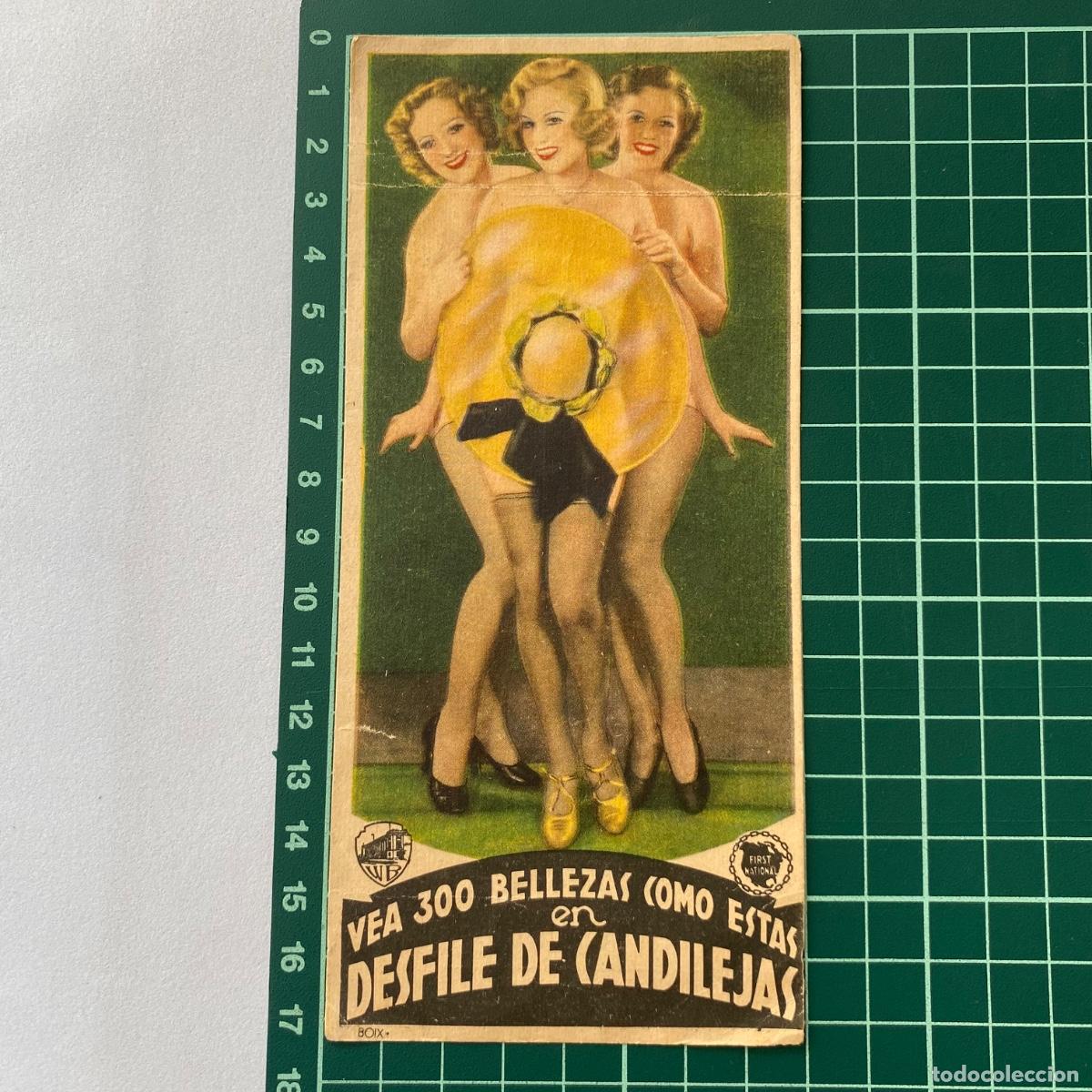  Flyers Publicitaires de films Anciens: Programa de cine folleto de mano pelicula Desfile de candilejas Salon Royal 1934
