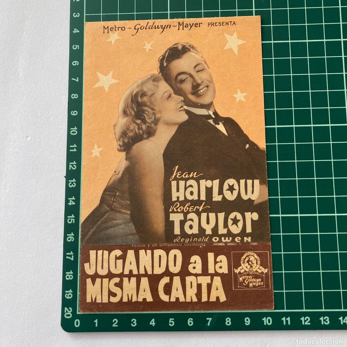  Flyers Publicitaires de films Anciens: Programa de cine folleto de mano pelicula Jugando a la misma carta Capitol Cinema 1940