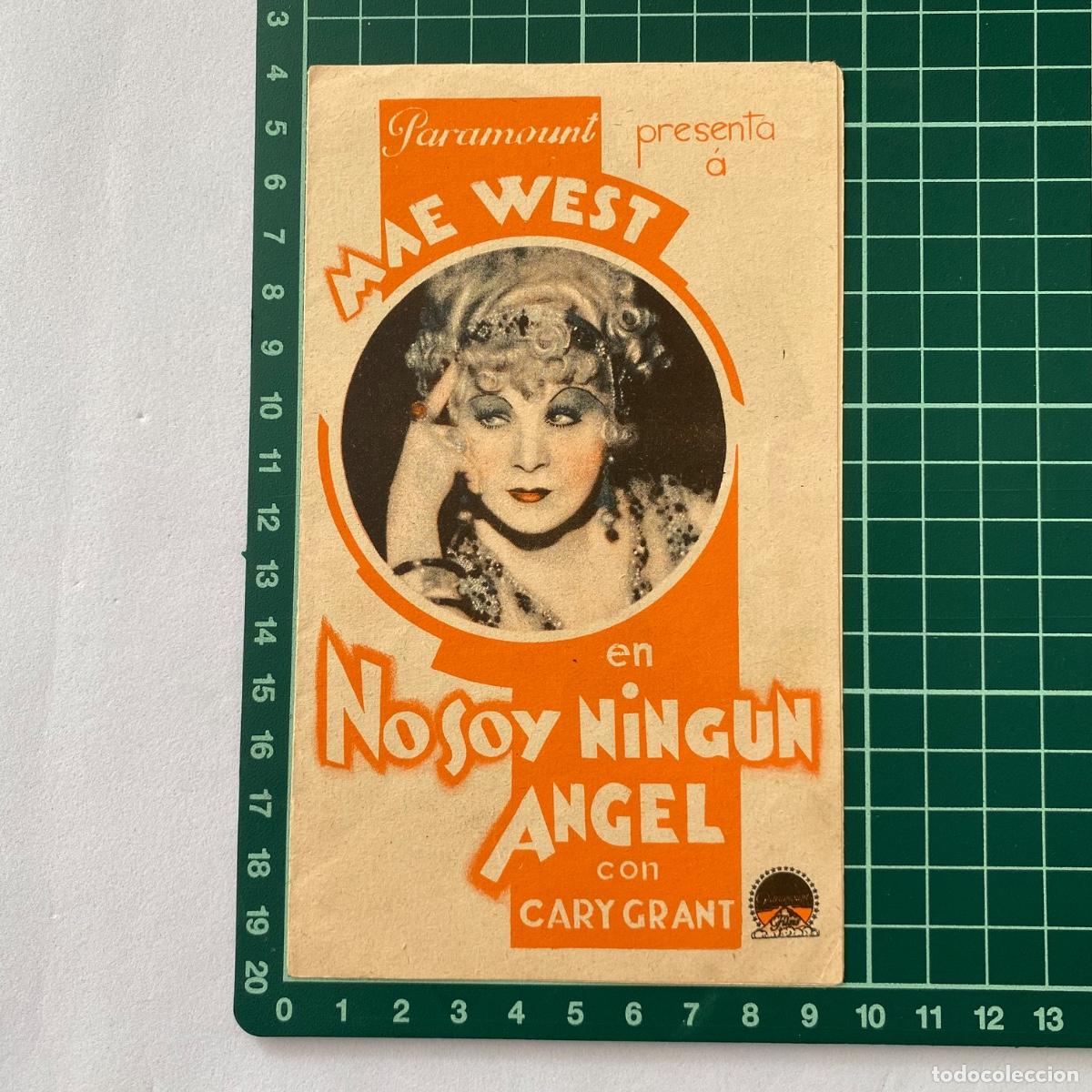  Flyers Publicitaires de films Anciens: Programa de cine folleto de mano pelicula No soy ningun angel 1935 Capitol