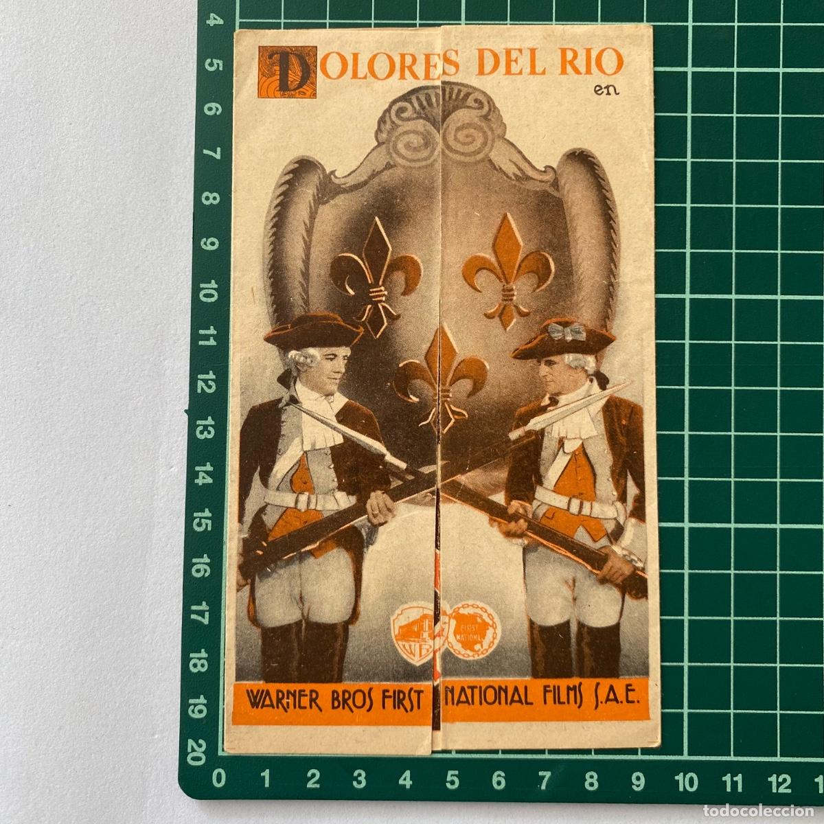 Folhetos de m&atilde;o de filmes antigos de cinema: Programa de cine folleto de mano pelicula Madame Du Barry 1935 Capitol