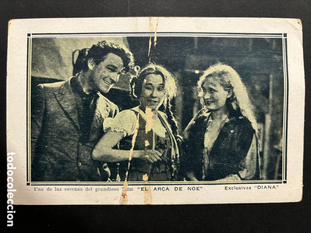 Folhetos de m&atilde;o de filmes antigos de cinema: Programa el arca de No&eacute; dolores costello con publicidad teatro balear Palma de Mallorca A11