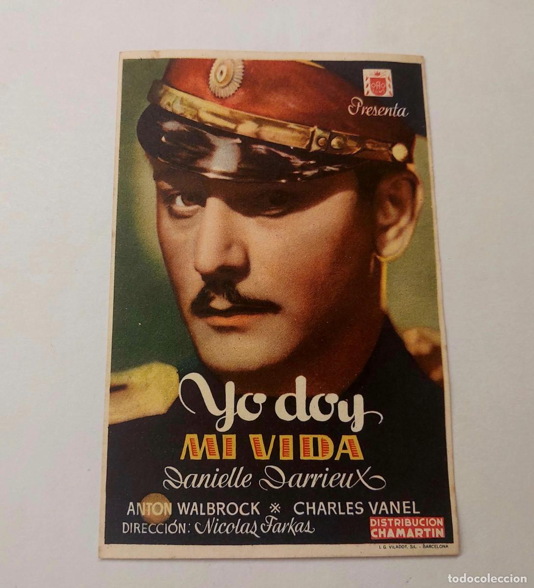  Flyers Publicitaires de films Anciens: Yo doy mi Vida 1936 Sin Publicidad