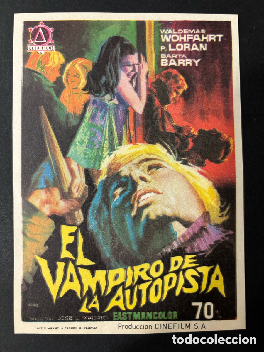 Cine: Programa el vampiro de la autopista A11 - Foto 1