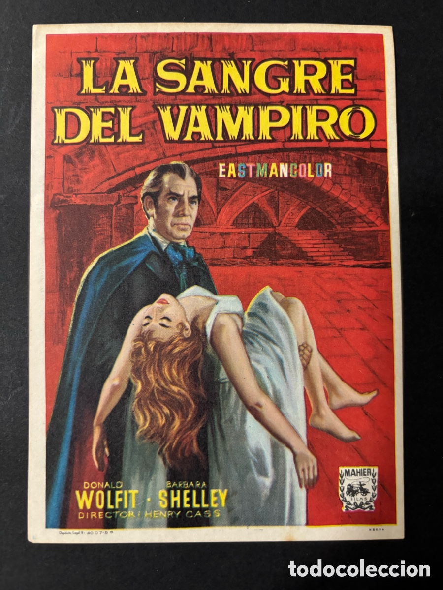 Cine: Programa la sangre del vampiro con publicidad A11 - Foto 1
