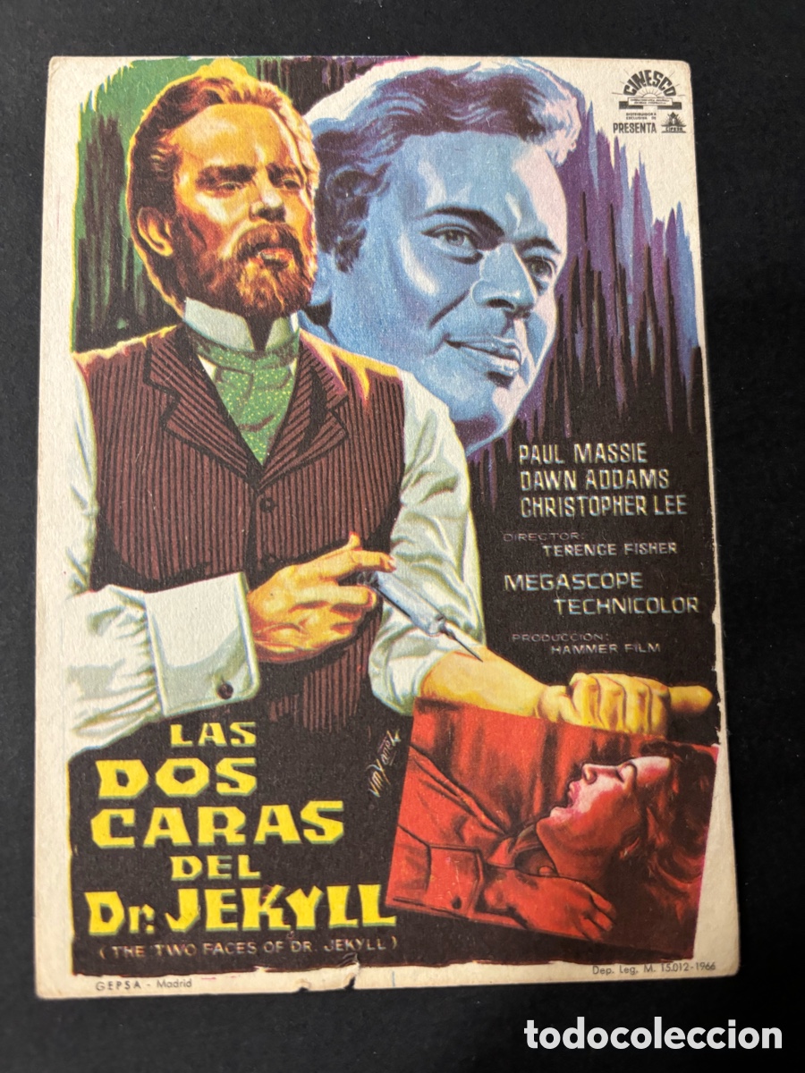 Cinema: Programa las dos caras del dr jekyll A11