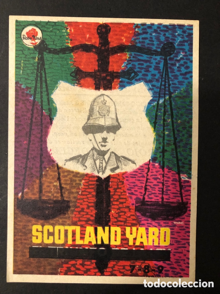 Cinema: Programa scotland yard el triunfo de la ley con publicidad cinema victoria A11