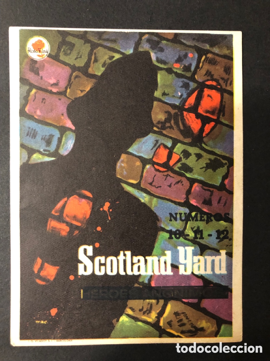 Cinema: Programa scotland yard h&eacute;roes an&oacute;nimos con publicidad cine victoria cassa de la selva A11