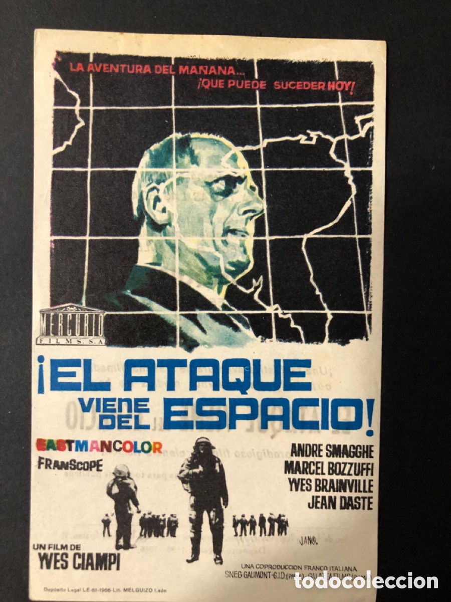 Cinema: Programa el ataque viene del espacio con publicidad cine tarragona A11