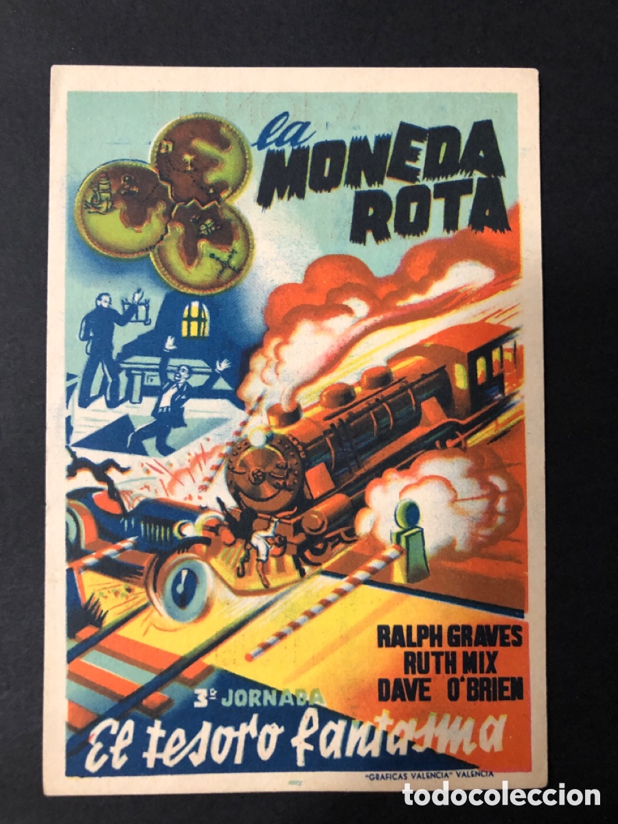 Cinema: Programa la moneda rota el tesoro del fantasma con publicidad cine Figaro A11