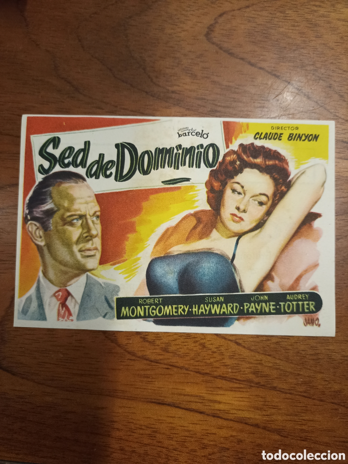 Cinema: Folleto Sed de dominio cine Gran V&iacute;a