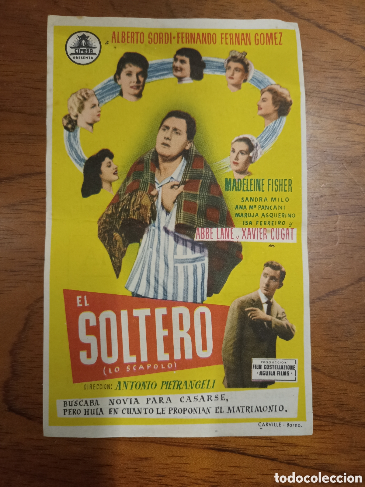 Cine: Folleto El soltero cine Gran V&iacute;a - Foto 1