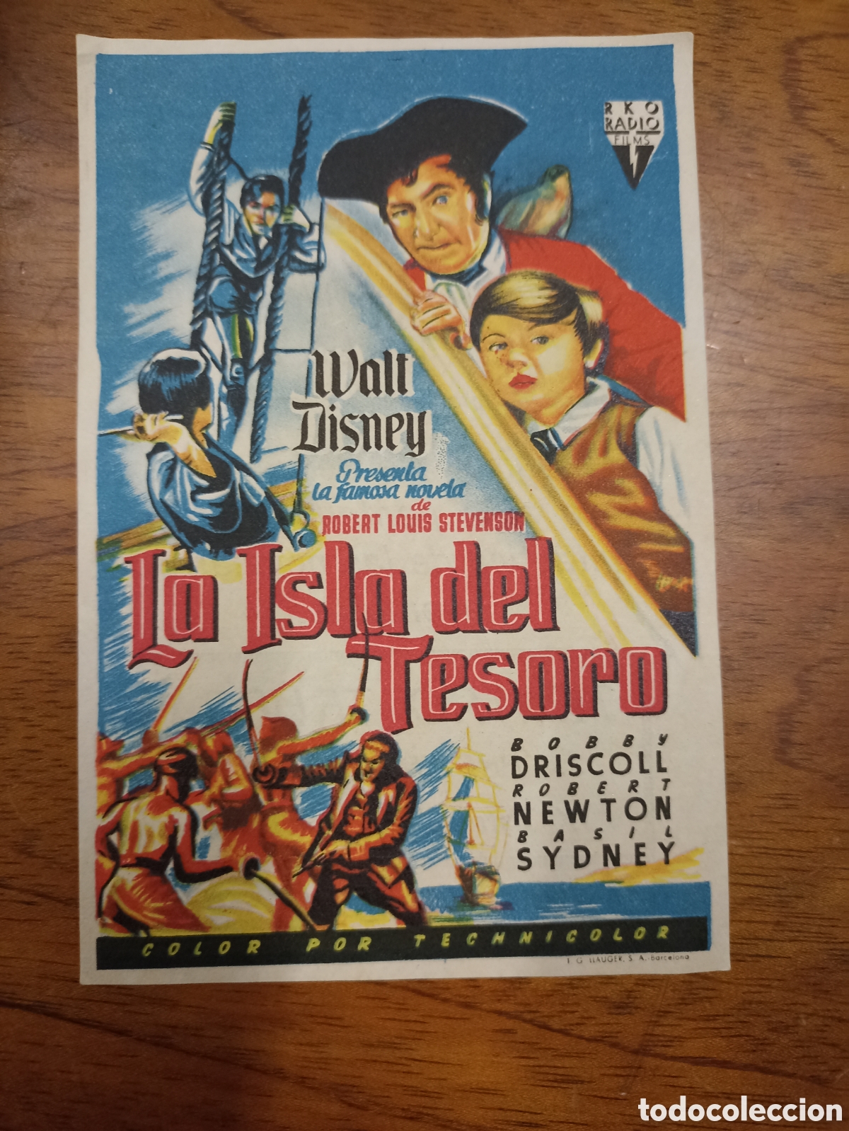 Cine: Folleto la isla del tesoro Teatro trueba - Foto 1