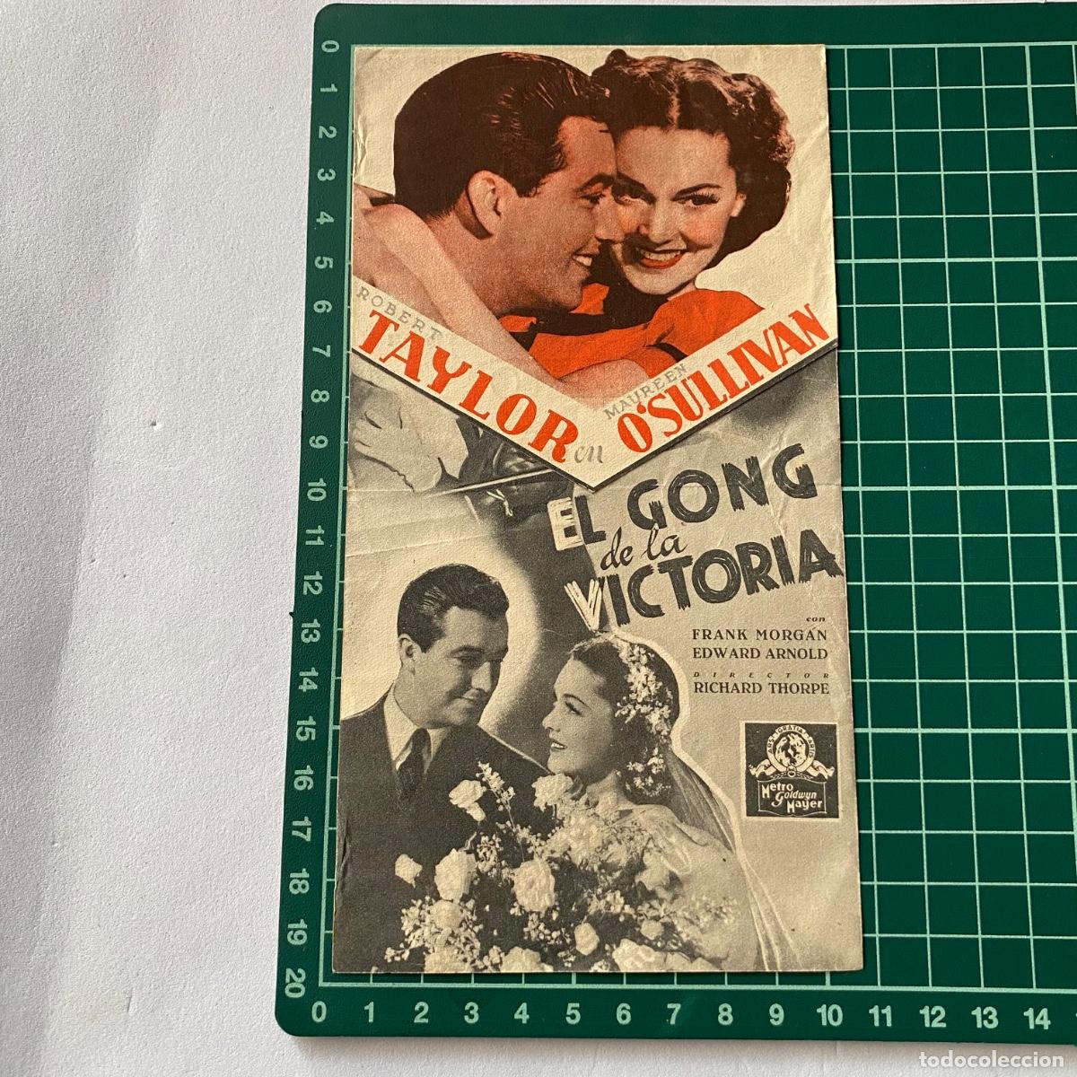 Cinema: Programa de cine folleto de mano pelicula El gong de la victoria Olympia