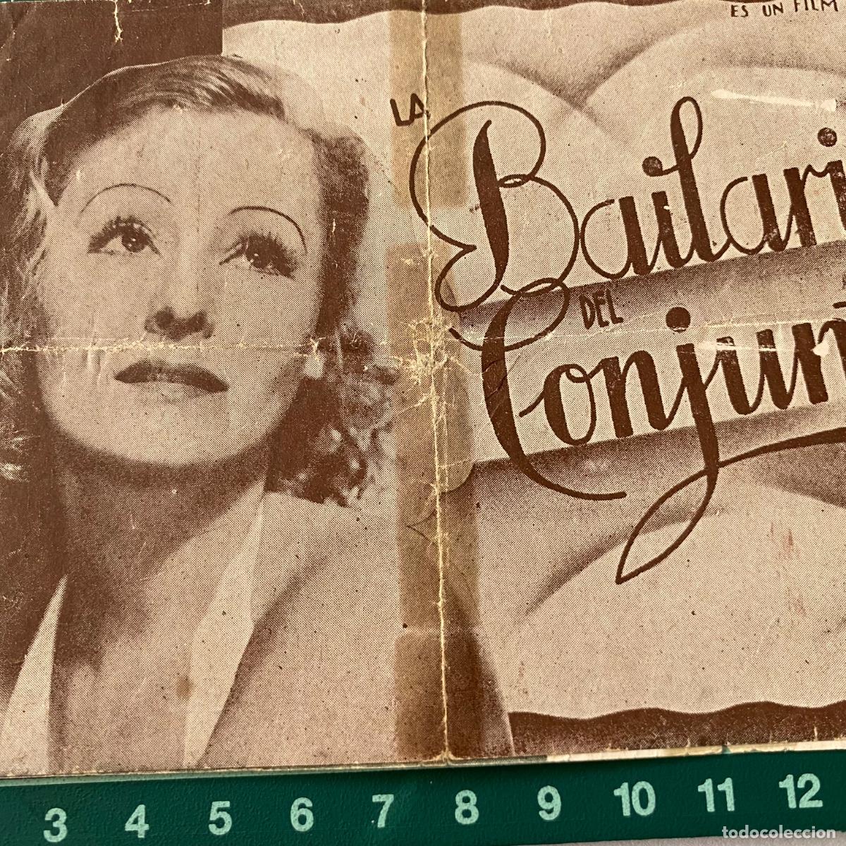 Cine: Programa de cine folleto de mano pelicula La Bailarina del conjunto - Foto 2