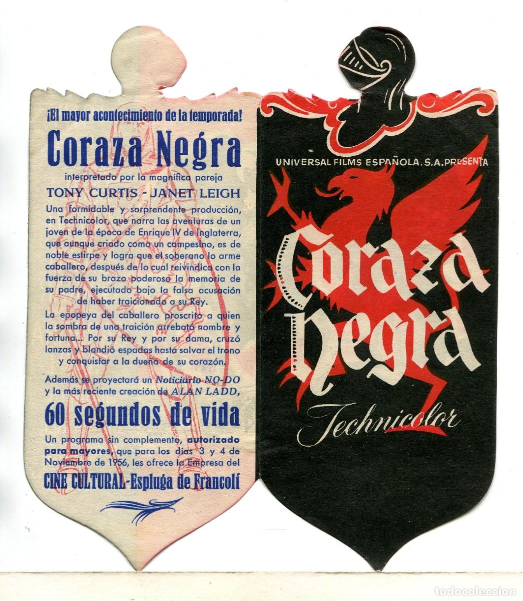 Cine: CORAZA NEGRA, con Tony Curtis. - Foto 1