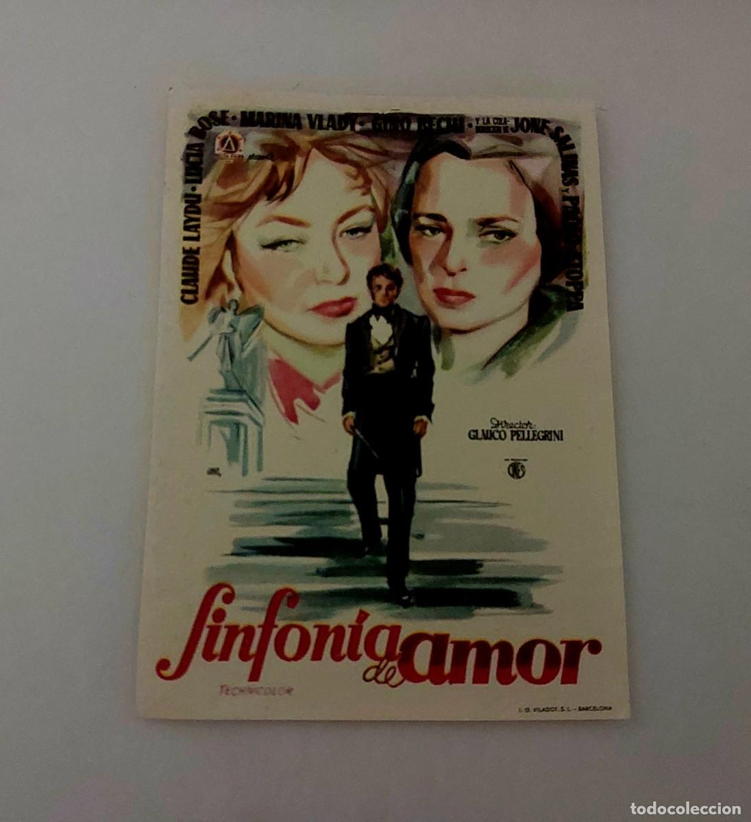 Cinema: Sinfon&iacute;a de Amor 1956 Sin Publicidad