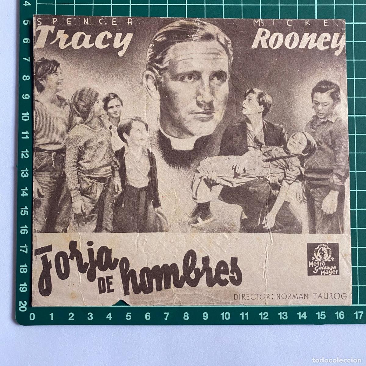 Cinema: Programa de cine folleto de mano pelicula Forja de hombres Capitol cinema 1941