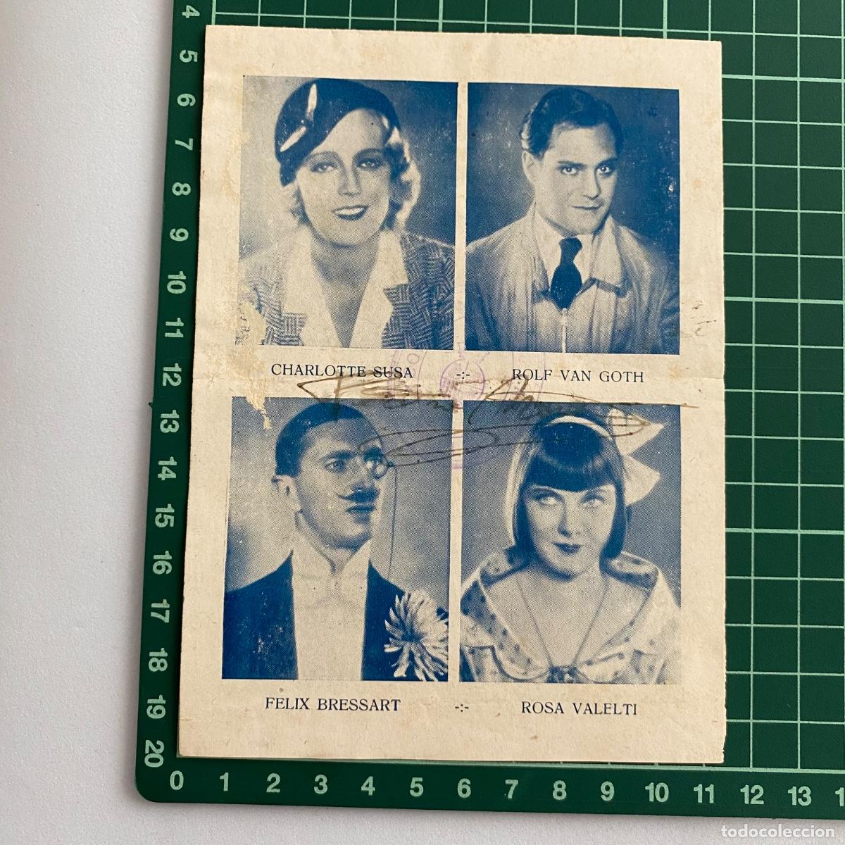 Cine: Programa de cine folleto de mano pelicula La ultima novela - Foto 2