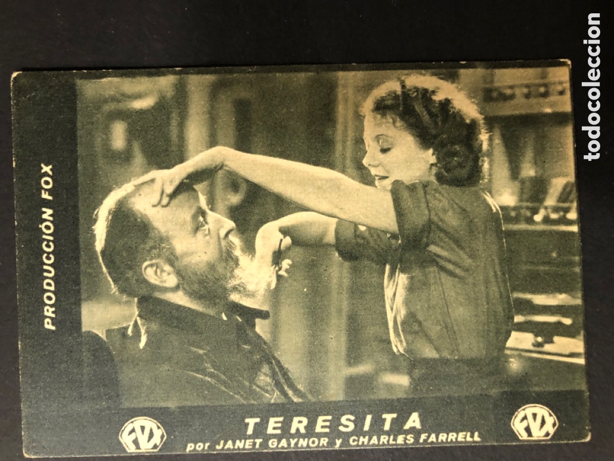  Foglietti di film di film antichi di cinema: Programa Teresita janet Gaynor con publicidad cine monumental A11