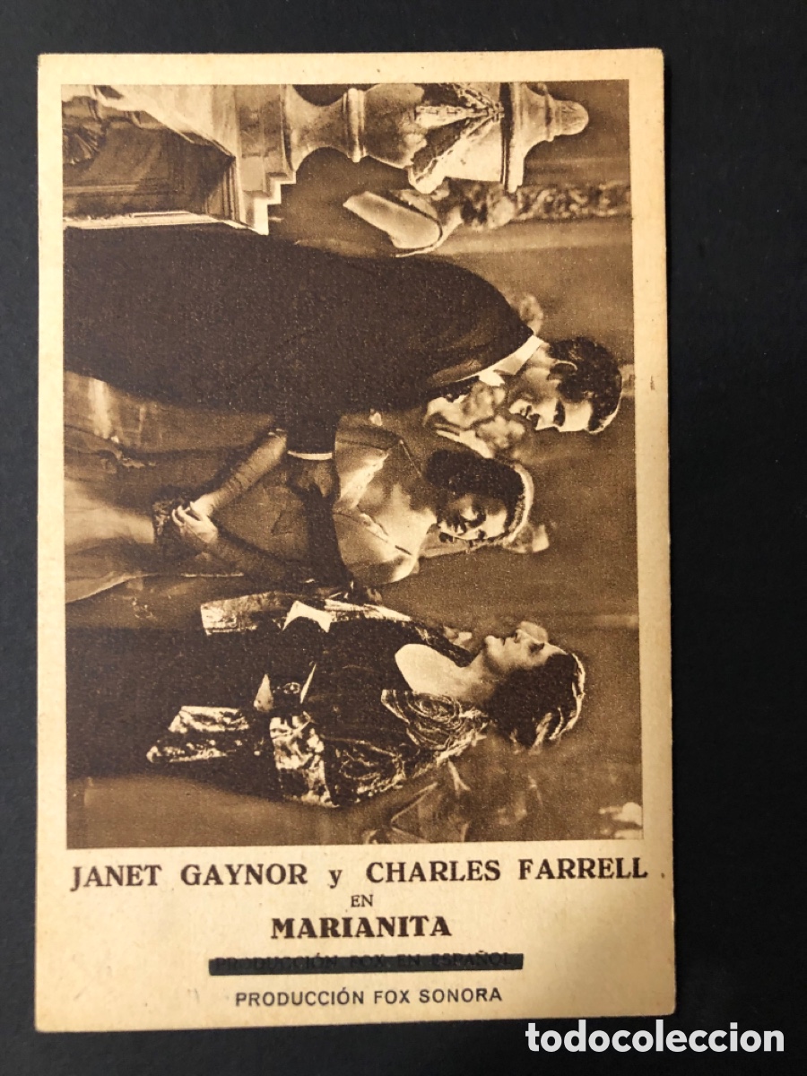  Foglietti di film di film antichi di cinema: Programa marianita janet Gaynor con publicidad metropol cinema vilassar de dalt A11