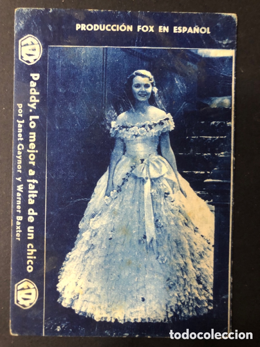  Foglietti di film di film antichi di cinema: Programa paddy lo mejor a falta de un chico janet Gaynor publicidad sociedad musical alboraya A11