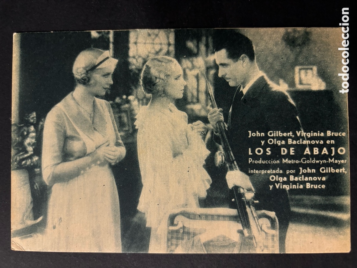Cine: Programa tarjeta MGM los de abajo john Gilbert A11 - Foto 1