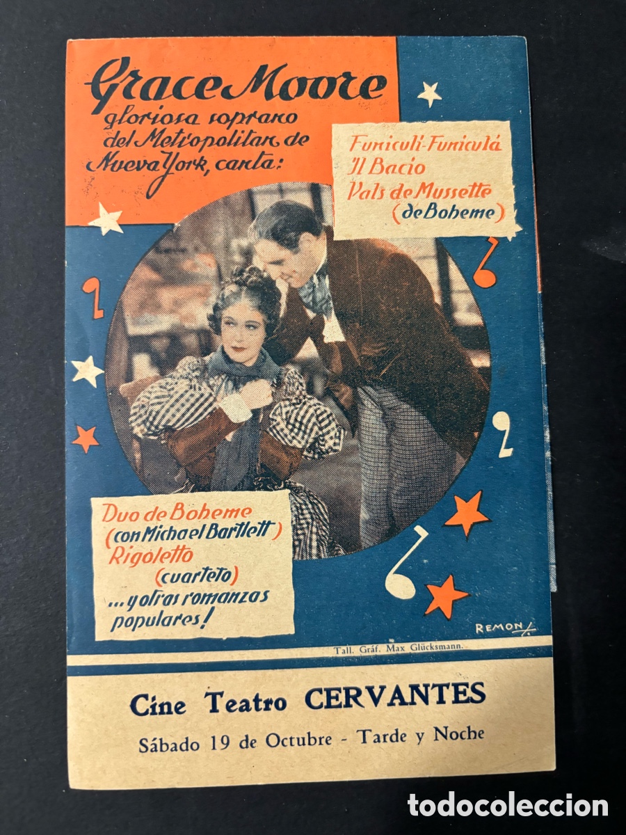 Cine: Programa uruguayo qui&eacute;reme siempre Grace Moore A10 - Foto 3