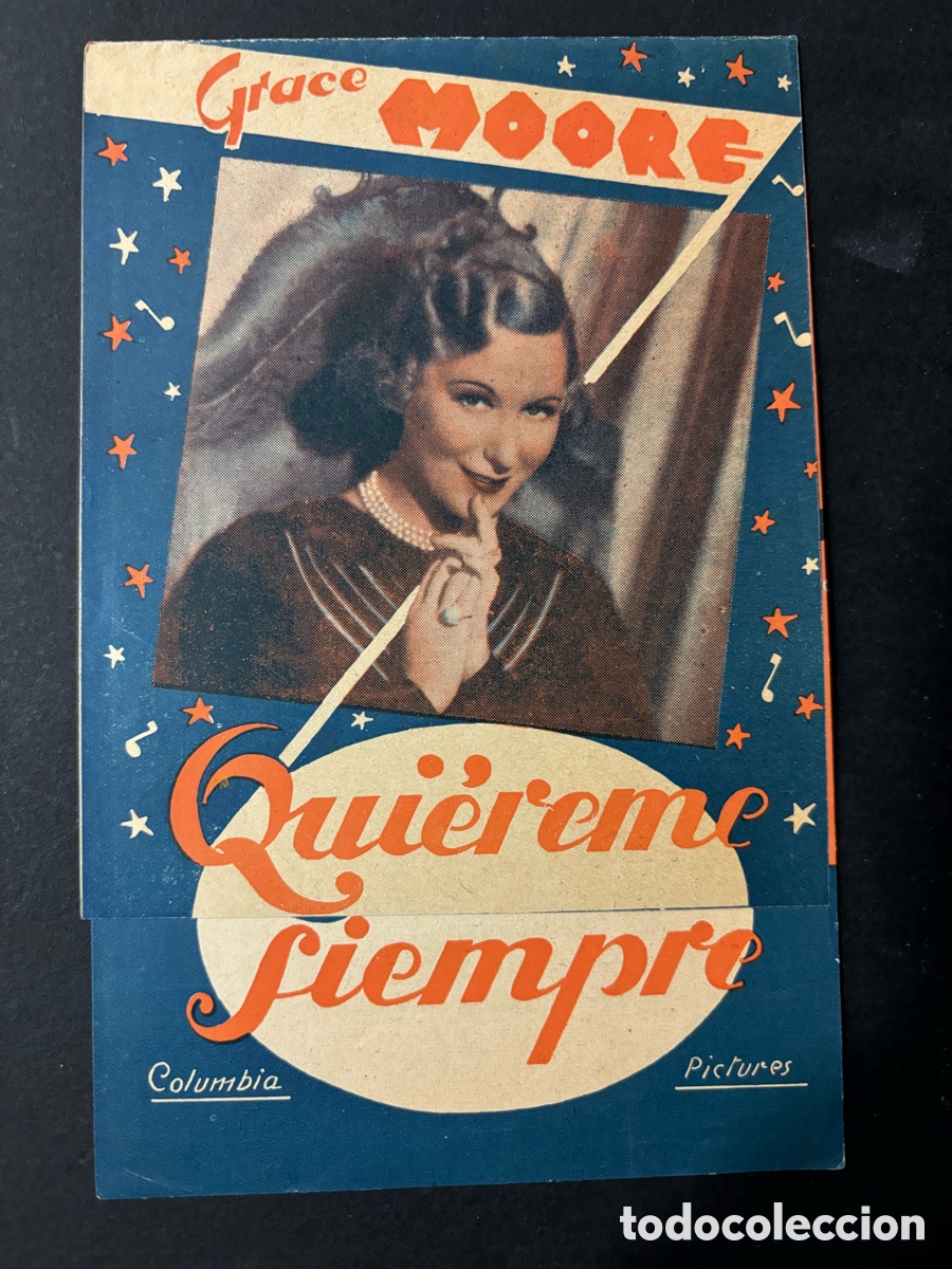 Cine: Programa uruguayo qui&eacute;reme siempre Grace Moore A10 - Foto 1