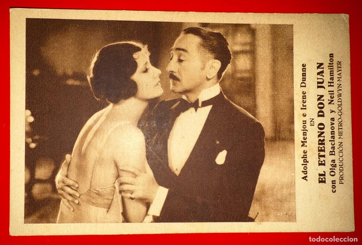 Cine: PROGRAMA DE CINE EL ETERNO DON JUAN, ADOLPHE MENJOU, IRENE DUNNE, A&Ntilde;OS 30&acute;S