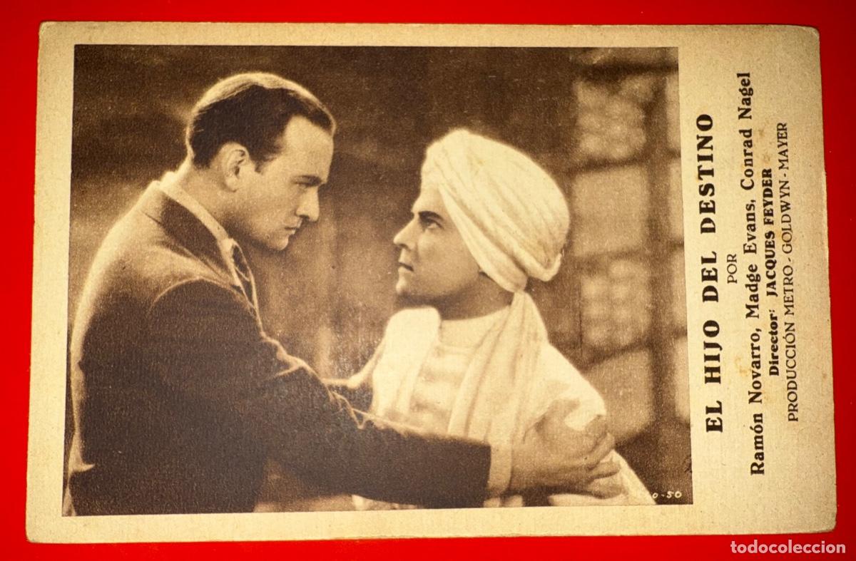 Cine: PROGRAMA DE CINE EL HIJO DEL DESTINO, RAM&Oacute;N NOVARRO, MADGE EVANS, A&Ntilde;OS 30&acute;S