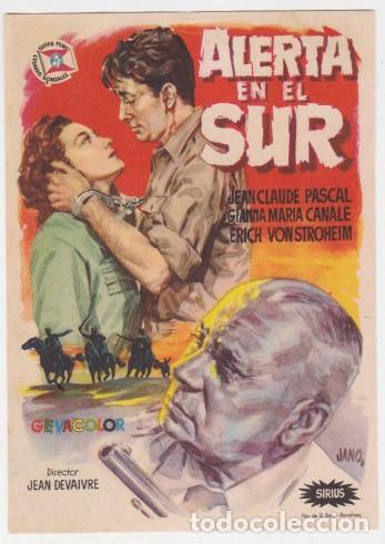 Cine: ALERTA EN EL SUR (Sin publicidad)