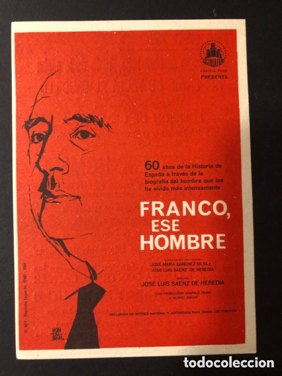 Cine: Programa franco ese hombre con publicidad teatro regio yecla A10