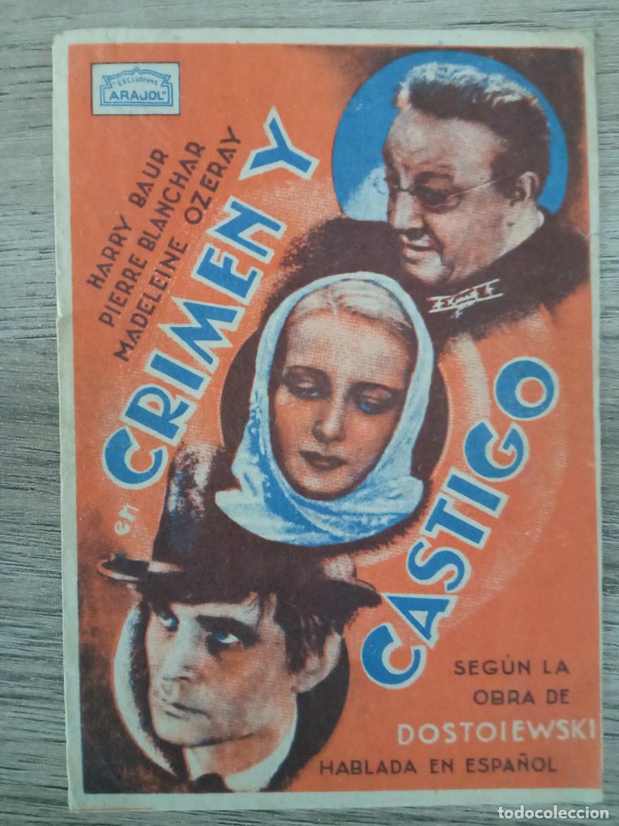 Cine: CRIMEN Y CASTIGO, HARRY BAUR, ARAJOL
